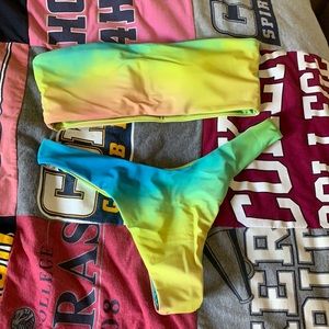 Tie dye bikini